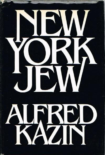 cover of New York Jew by Alfred Kazin