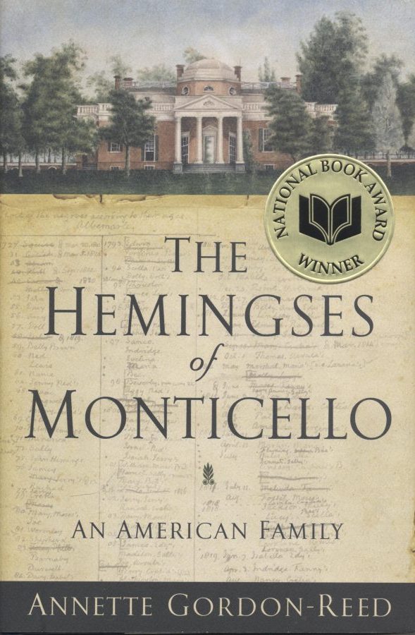 The Hemingses of Monticello by Annette Gordon-Reed book cover