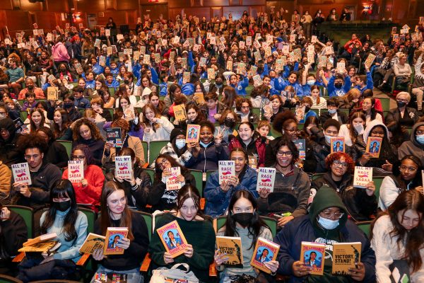 Attendees at the 2022 Teen Press Conference. (Photo credit: Beowulf Sheehan)