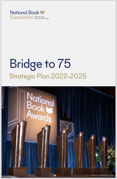 cover for the National Book Foundation's Strategic Plan for 2022—2025.