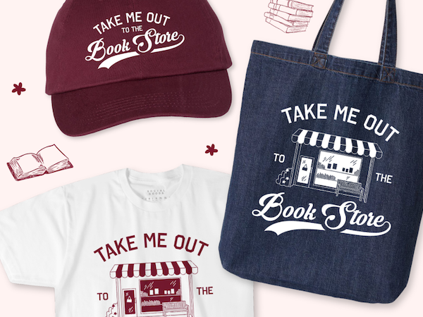 social goods collaboration hat, t-shirt, and tote bag